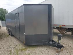 Salvage trucks for sale at Des Moines, IA auction: 2023 Pace American Trailer