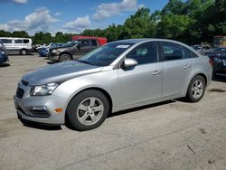 Salvage cars for sale from Copart Ellwood City, PA: 2015 Chevrolet Cruze LT