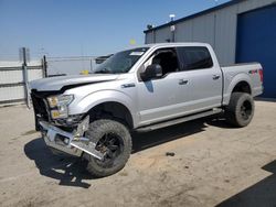 Salvage cars for sale from Copart Bakersfield, CA: 2016 Ford F150 Supercrew