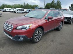 Salvage cars for sale from Copart Denver, CO: 2017 Subaru Outback 2.5I Limited
