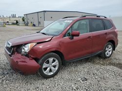 Salvage cars for sale from Copart Appleton, WI: 2015 Subaru Forester 2.5I Limited