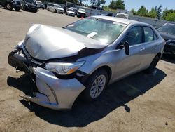 Toyota Camry salvage cars for sale: 2015 Toyota Camry LE