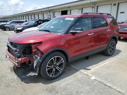 Salvage cars for sale from Copart Louisville, KY: 2013 Ford Explorer Sport