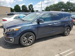 KIA Sedona salvage cars for sale: 2015 KIA Sedona SXL