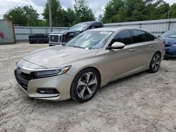 Salvage cars for sale from Copart Midway, FL: 2019 Honda Accord Touring