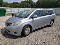 Toyota Sienna xle salvage cars for sale: 2011 Toyota Sienna XLE