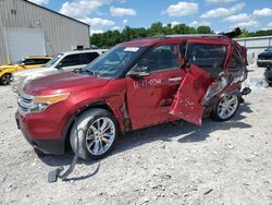 Ford Explorer salvage cars for sale: 2013 Ford Explorer XLT