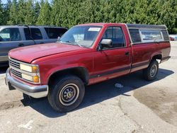 Chevrolet salvage cars for sale: 1990 Chevrolet GMT-400 C2500