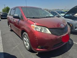 Toyota Sienna salvage cars for sale: 2012 Toyota Sienna Base