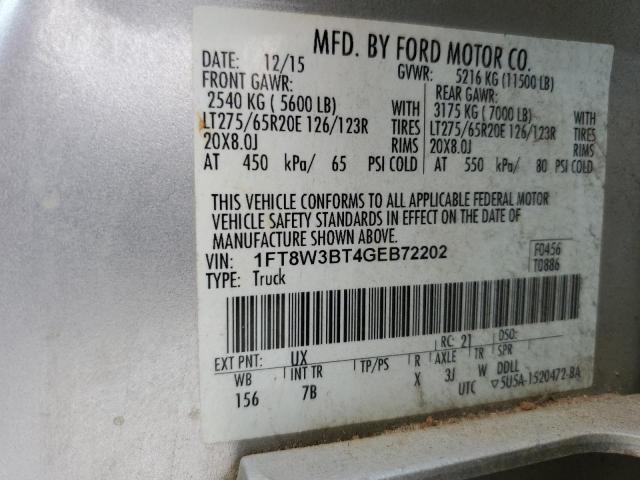 2016 Ford F350 Super Duty