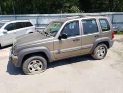 Jeep salvage cars for sale: 2004 Jeep Liberty Sport