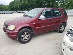 Mercedes-Benz salvage cars for sale: 2000 Mercedes-Benz ML 320