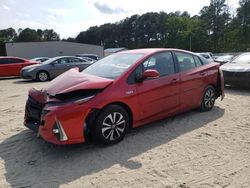 Salvage cars for sale from Copart Seaford, DE: 2017 Toyota Prius Prime