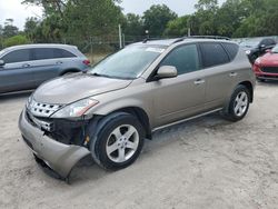 Salvage cars for sale from Copart Fort Pierce, FL: 2003 Nissan Murano SL
