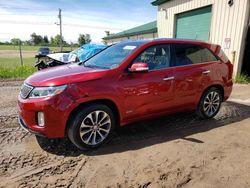 Salvage cars for sale from Copart Kincheloe, MI: 2014 KIA Sorento SX