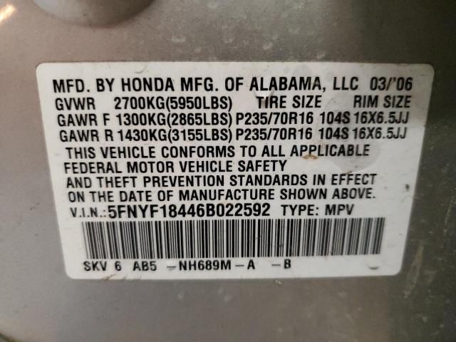 2006 Honda Pilot EX