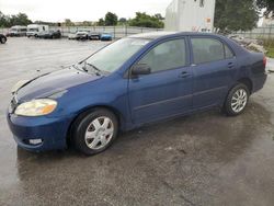 Toyota salvage cars for sale: 2005 Toyota Corolla CE