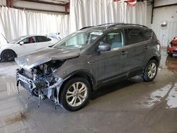 Salvage cars for sale from Copart Albany, NY: 2018 Ford Escape SE