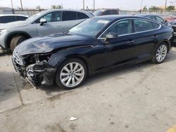 Salvage cars for sale from Copart Los Angeles, CA: 2018 Audi A5 Premium Plus