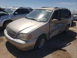 Salvage cars for sale from Copart Tucson, AZ: 2005 KIA Sedona EX