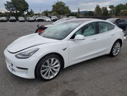 Salvage cars for sale from Copart San Martin, CA: 2018 Tesla Model 3