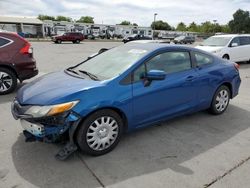 Salvage cars for sale from Copart Sacramento, CA: 2015 Honda Civic LX