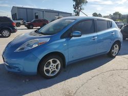 Nissan salvage cars for sale: 2012 Nissan Leaf SV