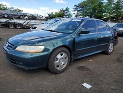 Salvage cars for sale from Copart New Britain, CT: 2002 Honda Accord EX