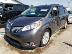 Salvage cars for sale from Copart Pekin, IL: 2014 Toyota Sienna XLE