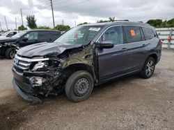 Vehiculos salvage en venta de Copart Miami, FL: 2016 Honda Pilot EXL