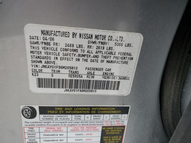 2006 Infiniti M35 Base