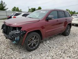 Jeep salvage cars for sale: 2021 Jeep Grand Cherokee Limited