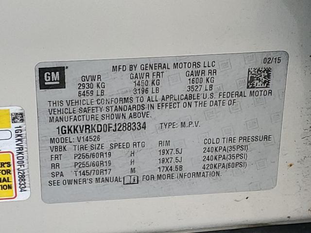 2015 GMC Acadia SLT-1