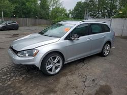 Volkswagen Golf salvage cars for sale: 2015 Volkswagen Golf Sportwagen TDI S