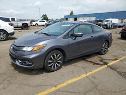 Honda salvage cars for sale: 2015 Honda Civic EXL