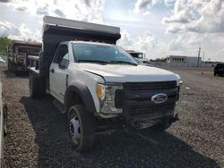 Ford F550 salvage cars for sale: 2017 Ford F550 Super Duty