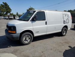 Chevrolet salvage cars for sale: 2006 Chevrolet Express G2500