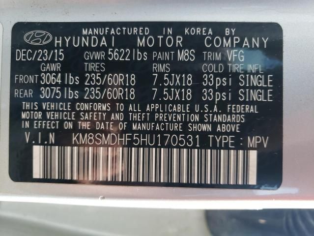 2017 Hyundai Santa FE SE