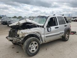 Jeep salvage cars for sale: 2002 Jeep Liberty Sport