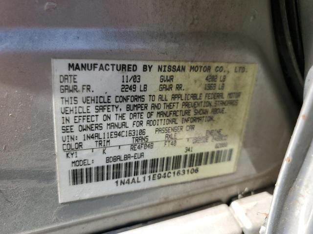 2004 Nissan Altima Base