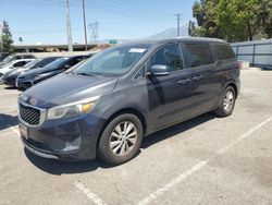 Vehiculos salvage en venta de Copart Rancho Cucamonga, CA: 2016 KIA Sedona LX