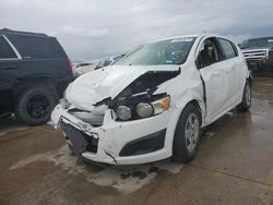 Chevrolet Sonic salvage cars for sale: 2016 Chevrolet Sonic LS
