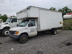 Salvage cars for sale from Copart West Mifflin, PA: 2005 Ford Econoline E350 Super Duty Cutaway Van
