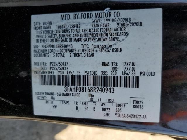 2008 Ford Fusion SEL