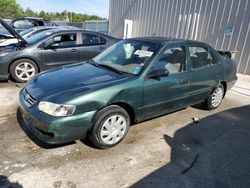 Toyota Vehiculos salvage en venta: 2002 Toyota Corolla CE