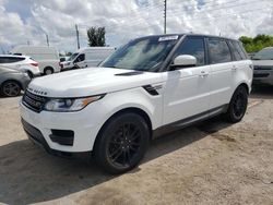 Salvage cars for sale from Copart Miami, FL: 2015 Land Rover Range Rover Sport SE