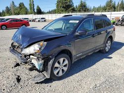 Salvage cars for sale from Copart Graham, WA: 2012 Subaru Outback 2.5I Limited