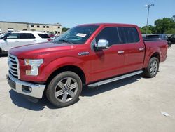 Salvage cars for sale from Copart Wilmer, TX: 2016 Ford F150 Supercrew