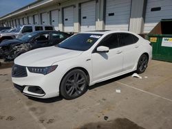 Acura TLX salvage cars for sale: 2018 Acura TLX TECH+A