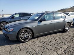 BMW salvage cars for sale: 2007 BMW 750 I